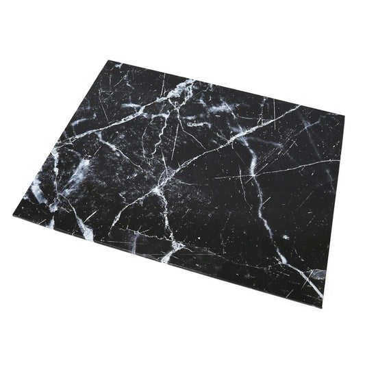 35cm x 45cm (14inch x 18inch) Rectangle 5mm Cake Board - Black Marble