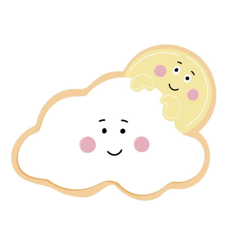 Coo Kie Cloud & Sun Cookie Cutter