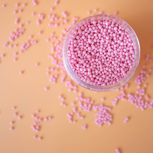 65g Sprinks Nonpareils - Pastel Pink.