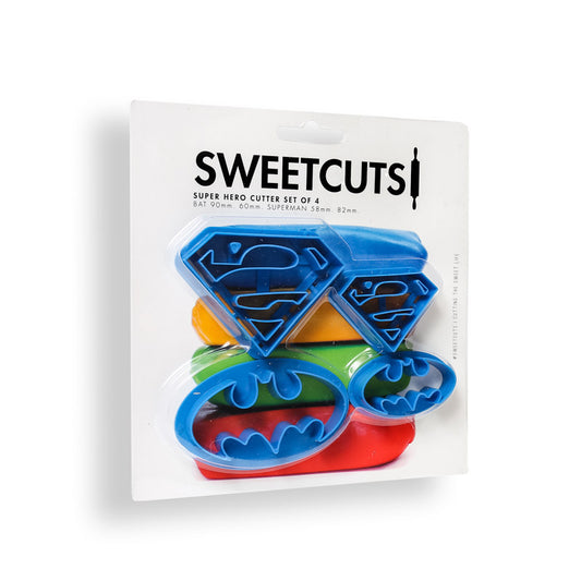 Sweet Cuts - Super Hero Cutter Set of 4