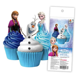 16 Edible Wafer Cupcake  - Frozen