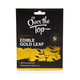 5PK Over The Edible Top Gold Leaf
