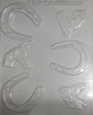 Chocolate Mould - Horse Head and Shoe.
