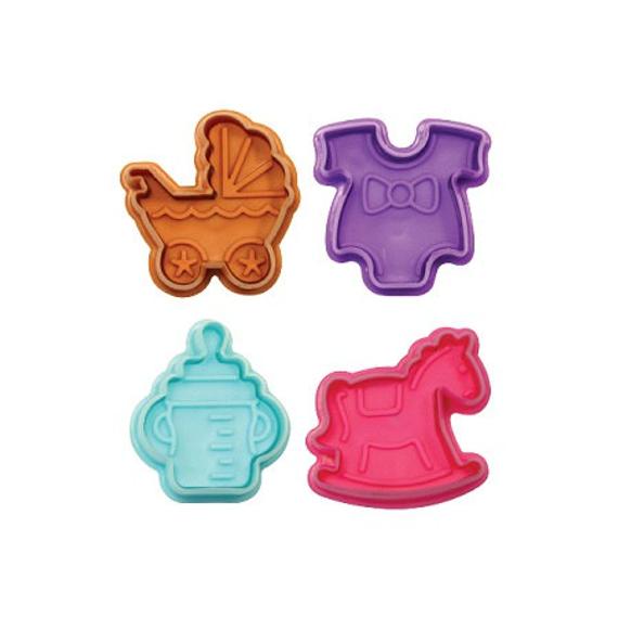 4PC Baby Plunger Cutter Set