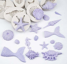 Silicone Mould - Assorted Seashell Set - S439