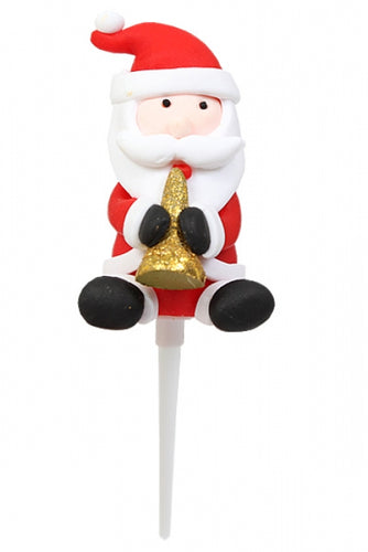 Claydough Topper - Santa with Trumpet
