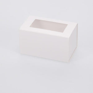 3 Macaron Box - with slide cover and clear window