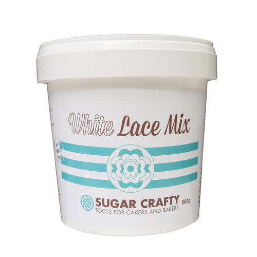 500g Sugar Crafty Cake Lace - White