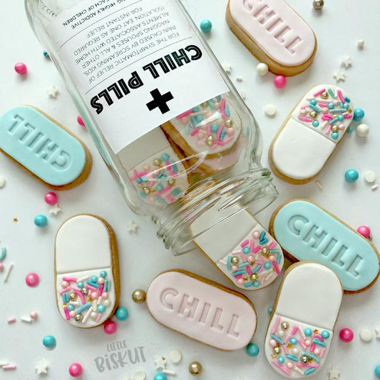 Little Biskut Embosser - Chill Pill Set.