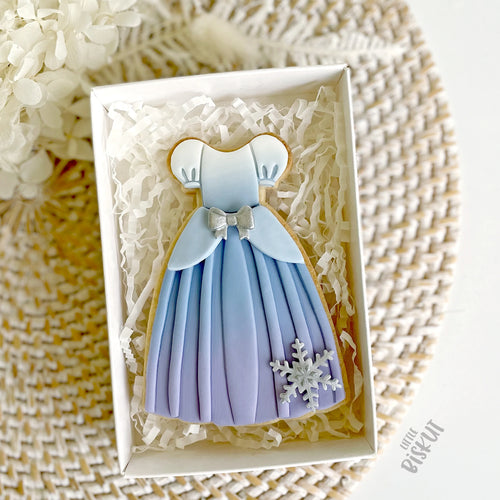 Little Biskut Princess Dress Cutter and Embosser Set