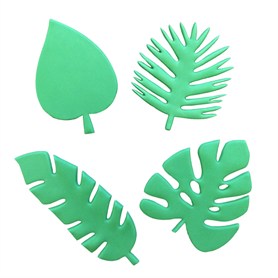4PC Tropical Leaf Cutter Set