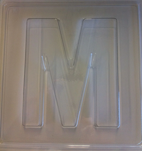 Chocolate Mould - Jumbo Letter M