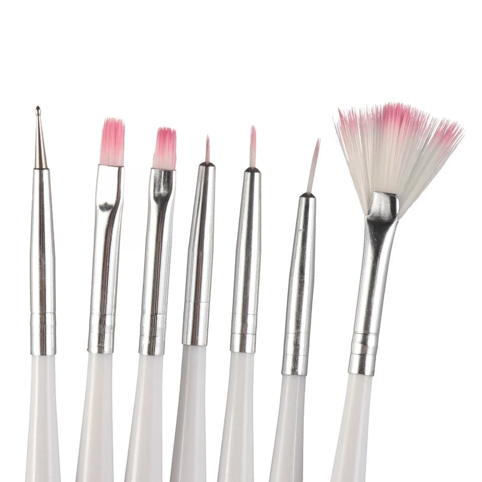 7Pc Light Paintbrush Set