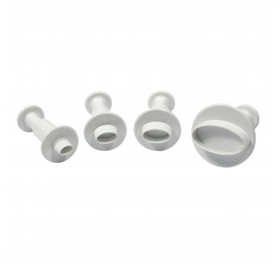 4PC Oval Plunger Cutter Set