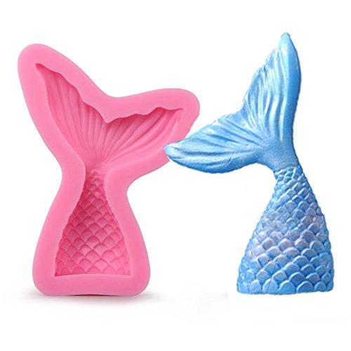 Silicone Mould - Mermaid Tail Standard - S102.