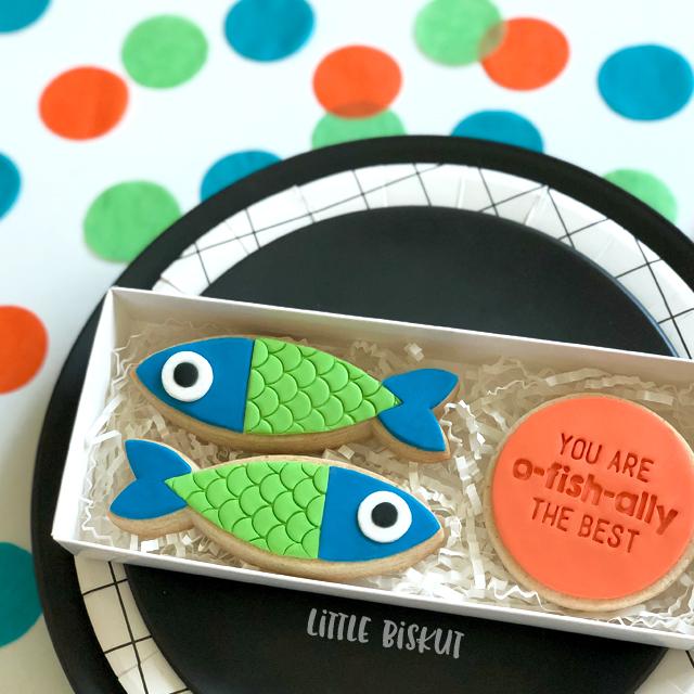 Little Biskut Embosser - You Are O-Fish-Ally The Best.