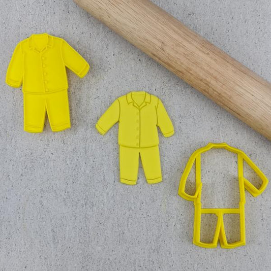 Custom Cookie Cutters - Pajamas Cutter and Embosser Set.