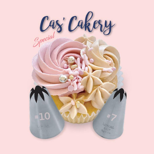 Loyal Cas' Cakery Piping Tip Set - #10 #7