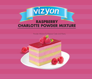 Vizyon Charlotte Mousse Power Mixture - Raspberry 200g