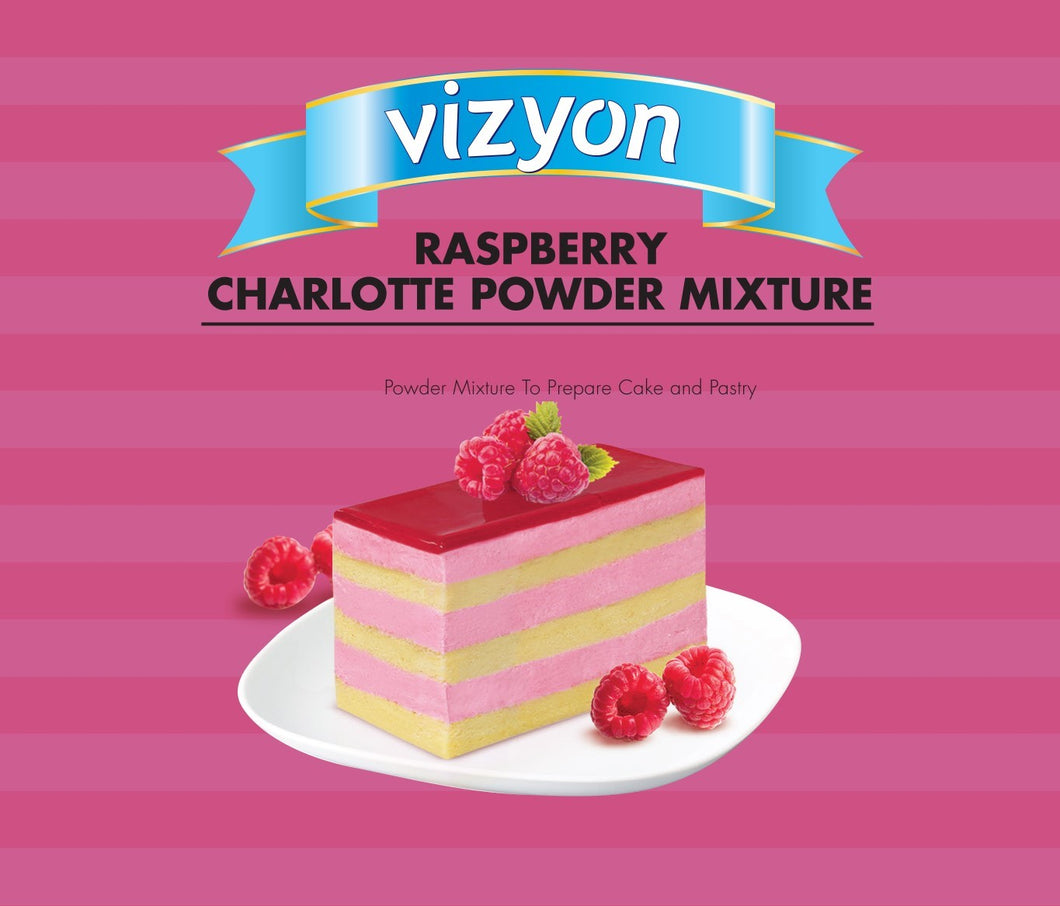 Vizyon Charlotte Mousse Power Mixture - Raspberry 200g