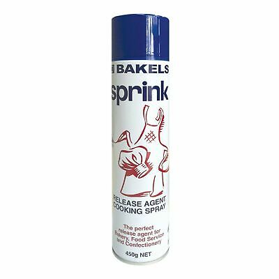 450g Bakels Sprink Release Agent Cooking Spray *Express Shipping N/A for Aerosol Cans*