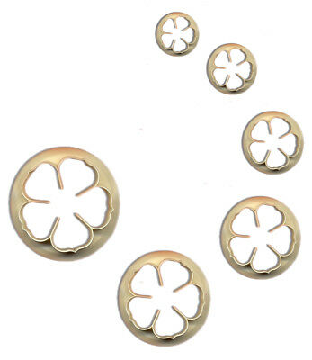 5PC 5 Petal Rose Flower Cutter Set