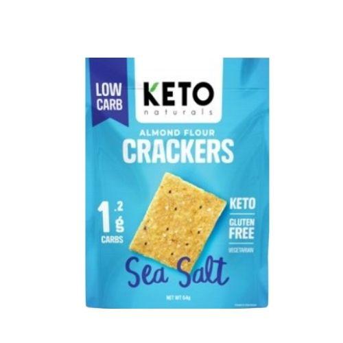 Keto Naturals Crackers 64g - Sea Salt