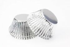 #550 Large Metallic Foil Cupcake Cases - Approx 100 - Assorted Colours