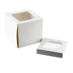 White Cupcake Box - Single