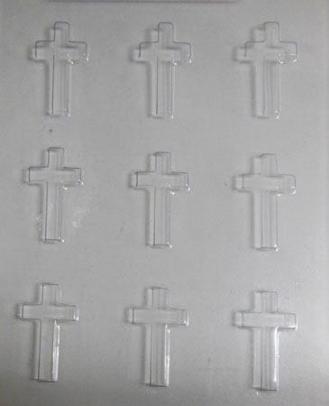 Chocolate Mould - Small Cross.