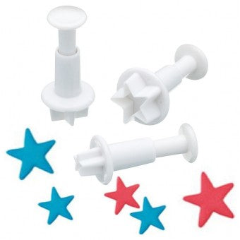 3PC Star Plunger Cutter Set