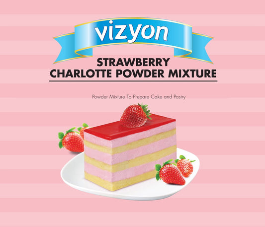 Vizyon Charlotte Mousse Power Mixture - Strawberry 200g