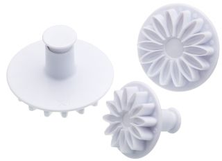 3PC Medium Sunflower / Daisy / Gerbera Flower Plunger Cutter Set