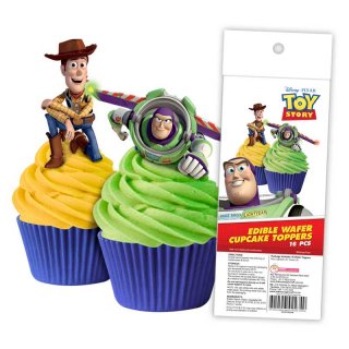 16 Edible Wafer Cupcake  - Toy Story