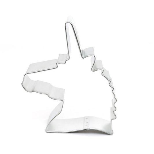 Tinplate Cookie Cutter - Mini Unicorn Head.