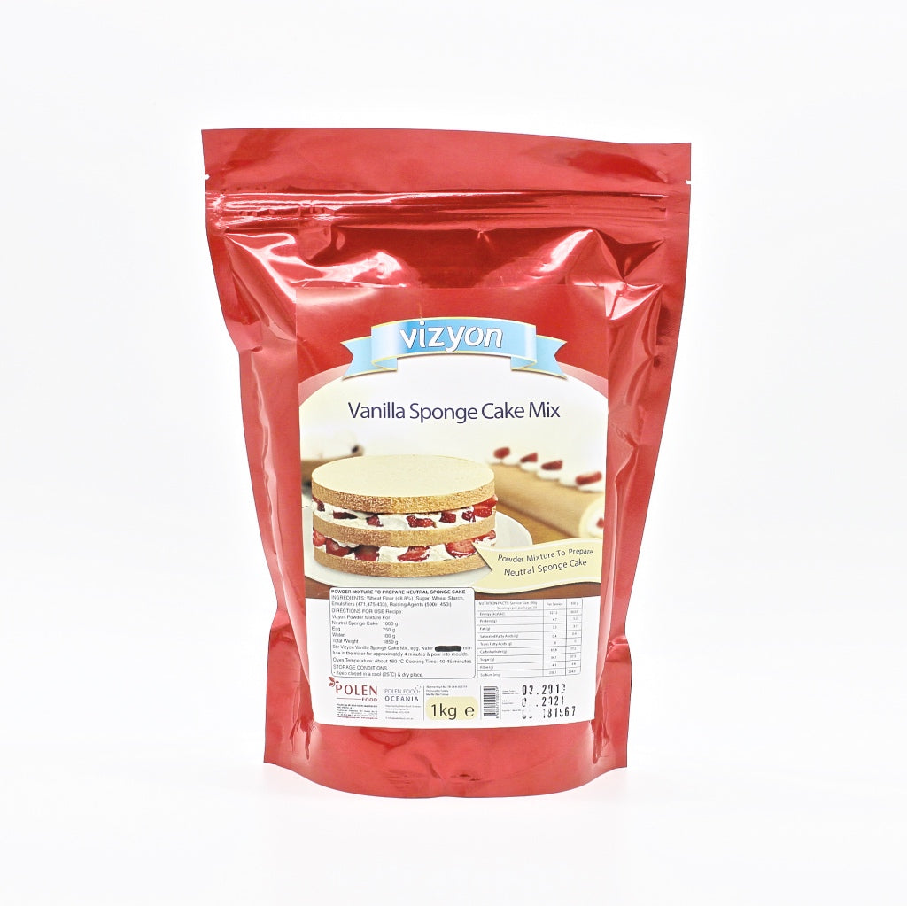 1kg Vizyon Vanilla Sponge Cake Mix