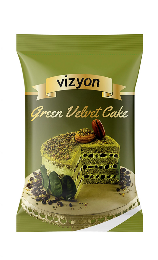 1kg Vizyon Green Velvet Cake Mix