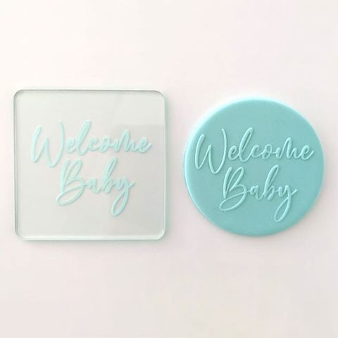 Create-a-Cutter - Welcome Baby Debosser