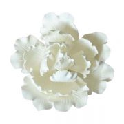 Sugar Flower - Closed Peony - White