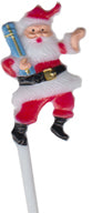 10pk Santa Pick Cupcake Topper